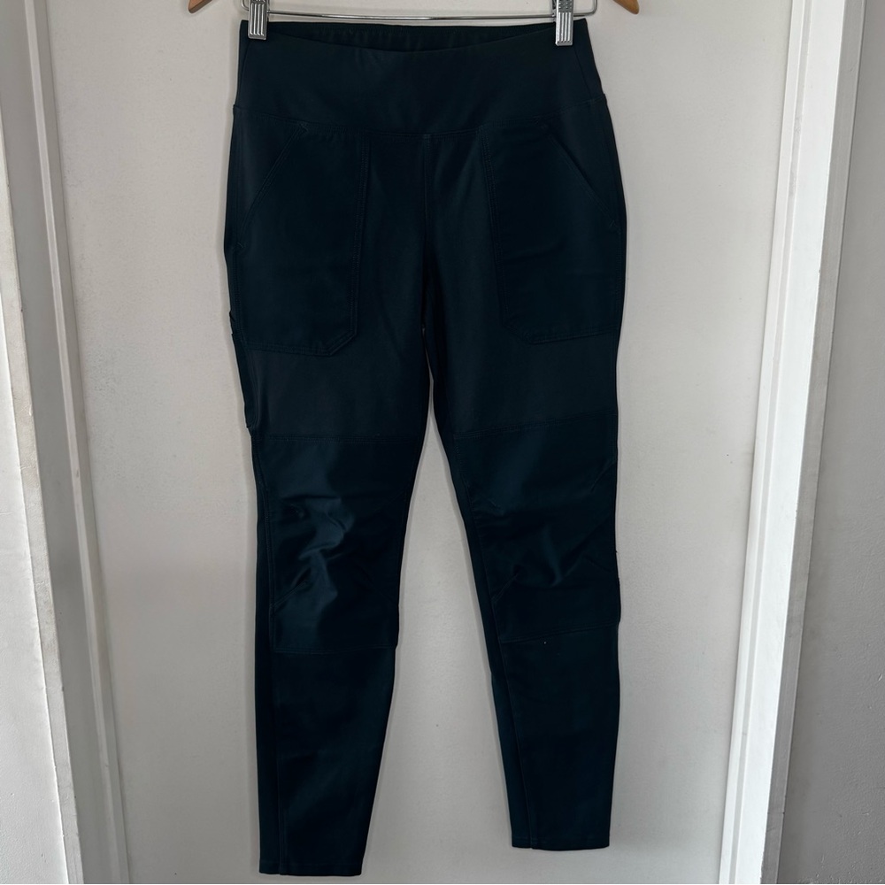 Carhartt FORCE Utility Stretch Pants Size X Small Teal Slim Fit Reinforced Knee